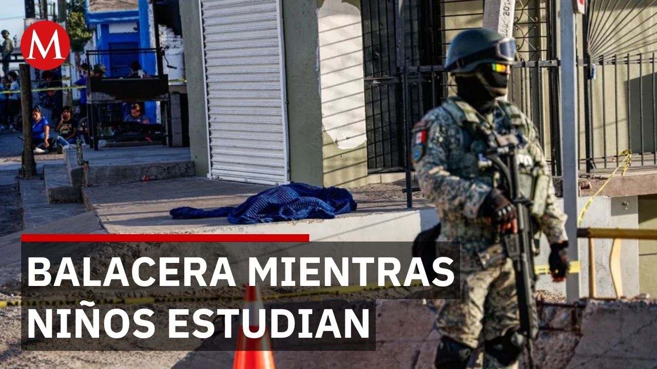 Balacera cerca de escuela en Mazatlán; autoridades reportan situación bajo control