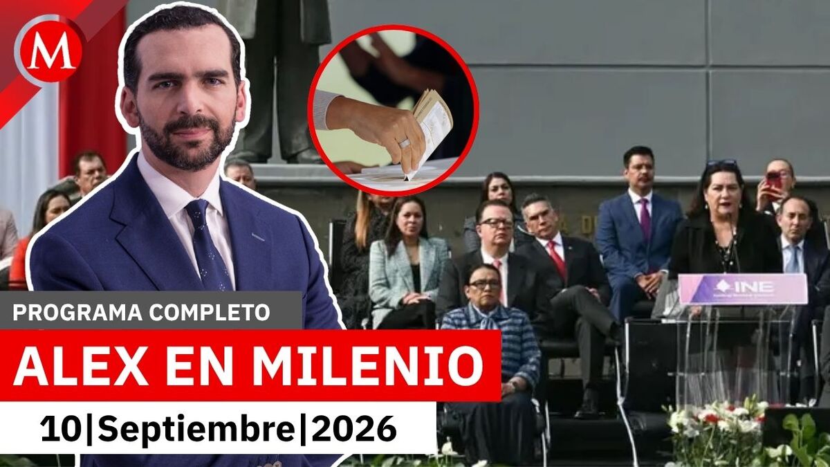 El INE dio inicio al proceso electoral del 2027 | Alejandro Domínguez, 10 de septiembre de 2026