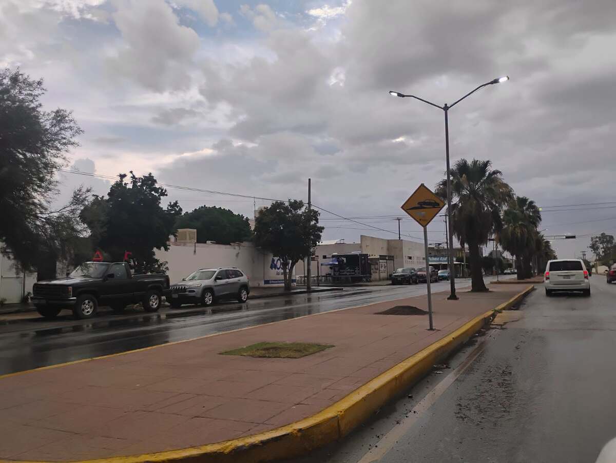 Lluvia y cielo nublado en La Laguna. | Foto: Alejandro Castañeda