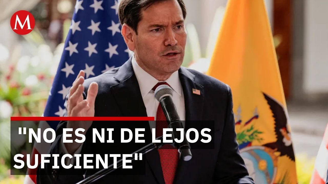 Marco Rubio asegura que México no hace lo "suficiente" para enfrentar a los cárteles