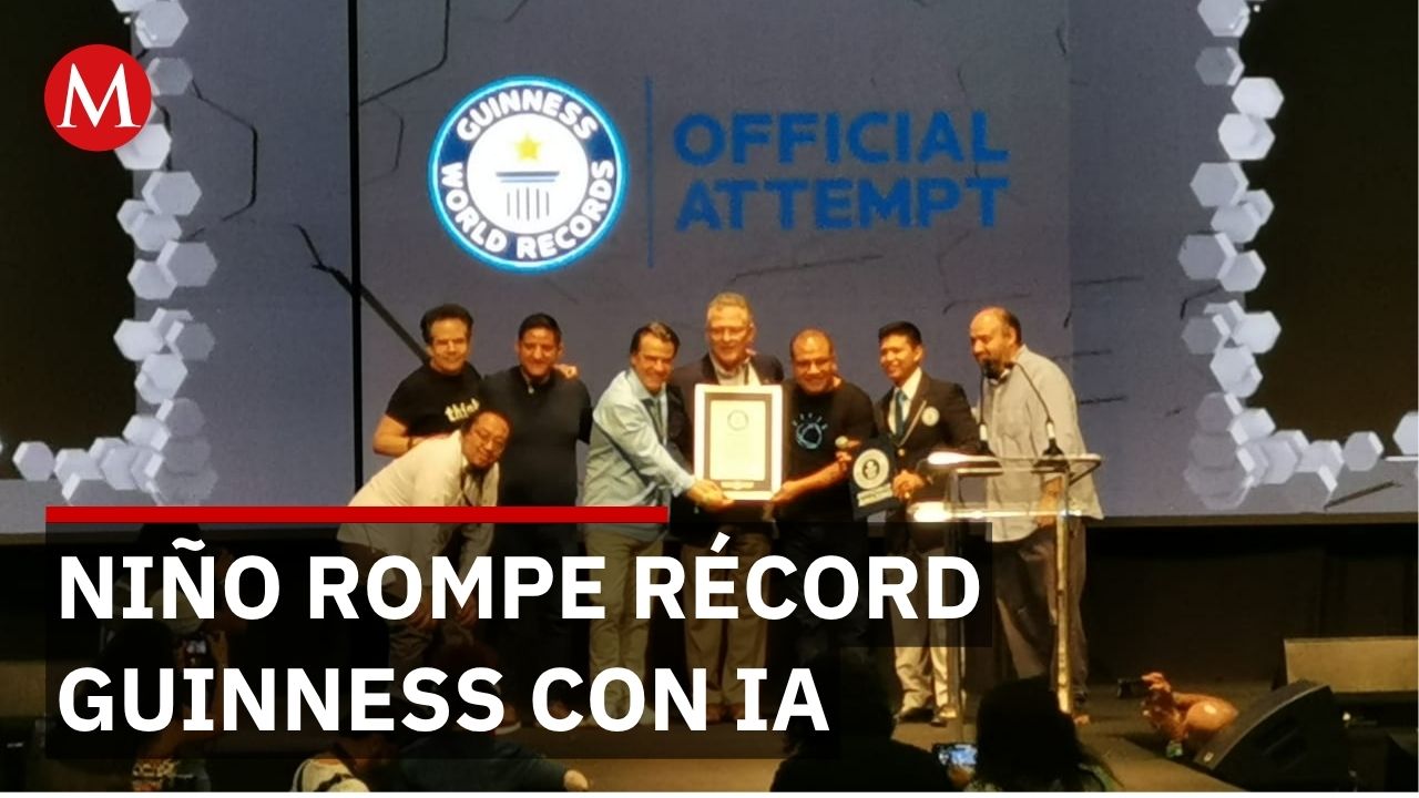 Récord Guinness: niño de 6 años destaca en maratón de programación con IA