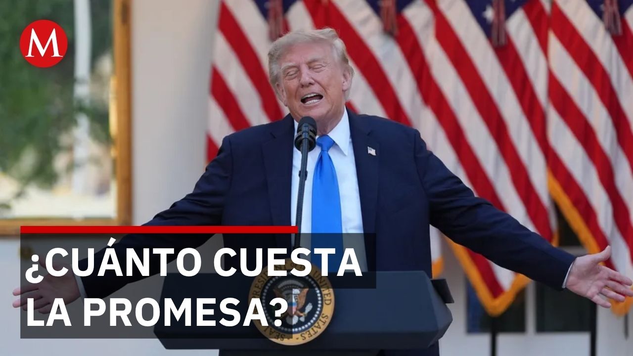 Trump ofrece dinero a estadunidenses pero su plan costaría 1 billón de dólares