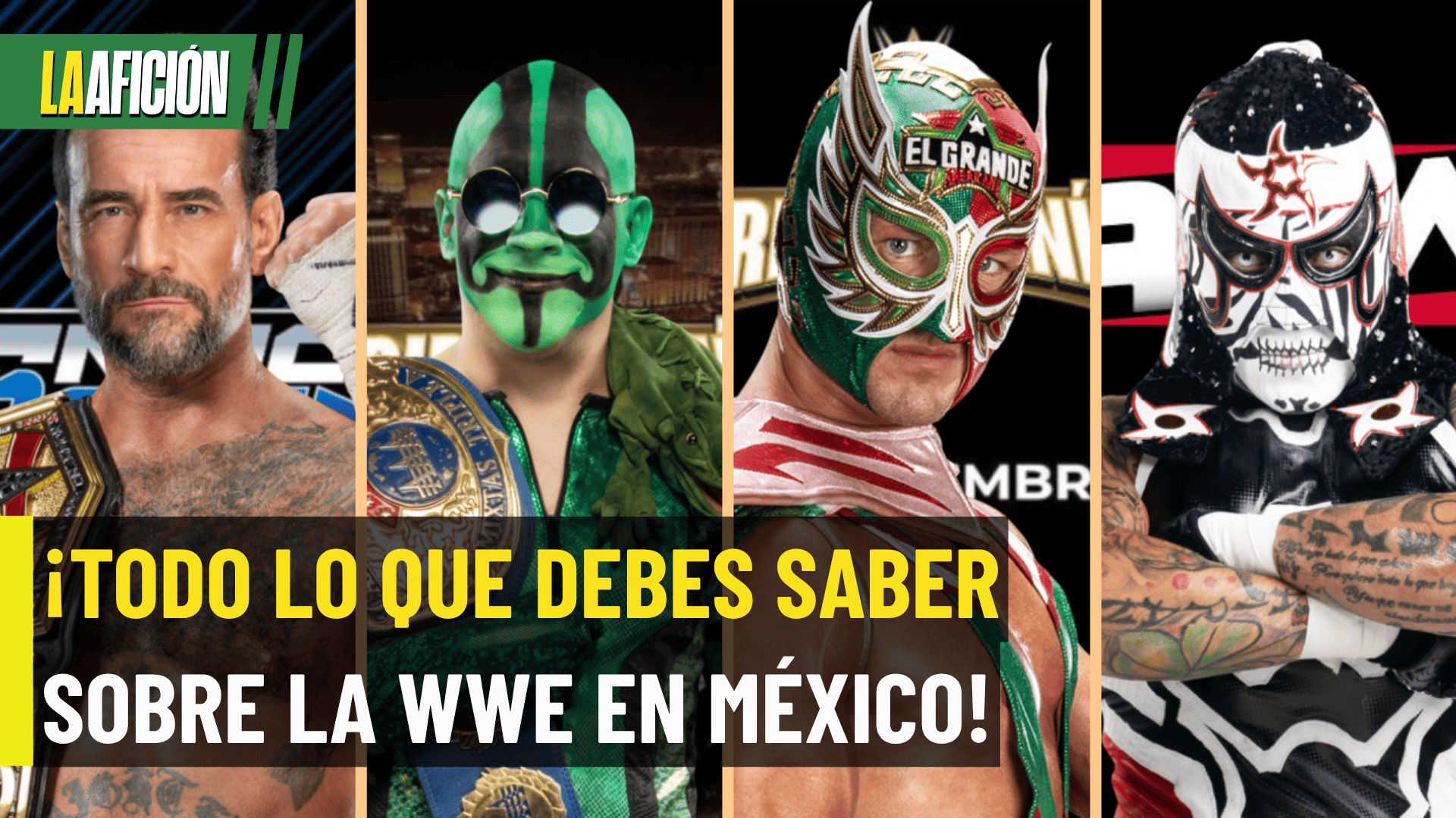 WWE en México: horarios, combates y dónde ver SmackDown, TripleManía y Raw