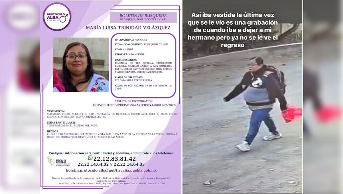 Desaparece María Luisa tras ingresar al Mercado Morelos en Puebla | Especial