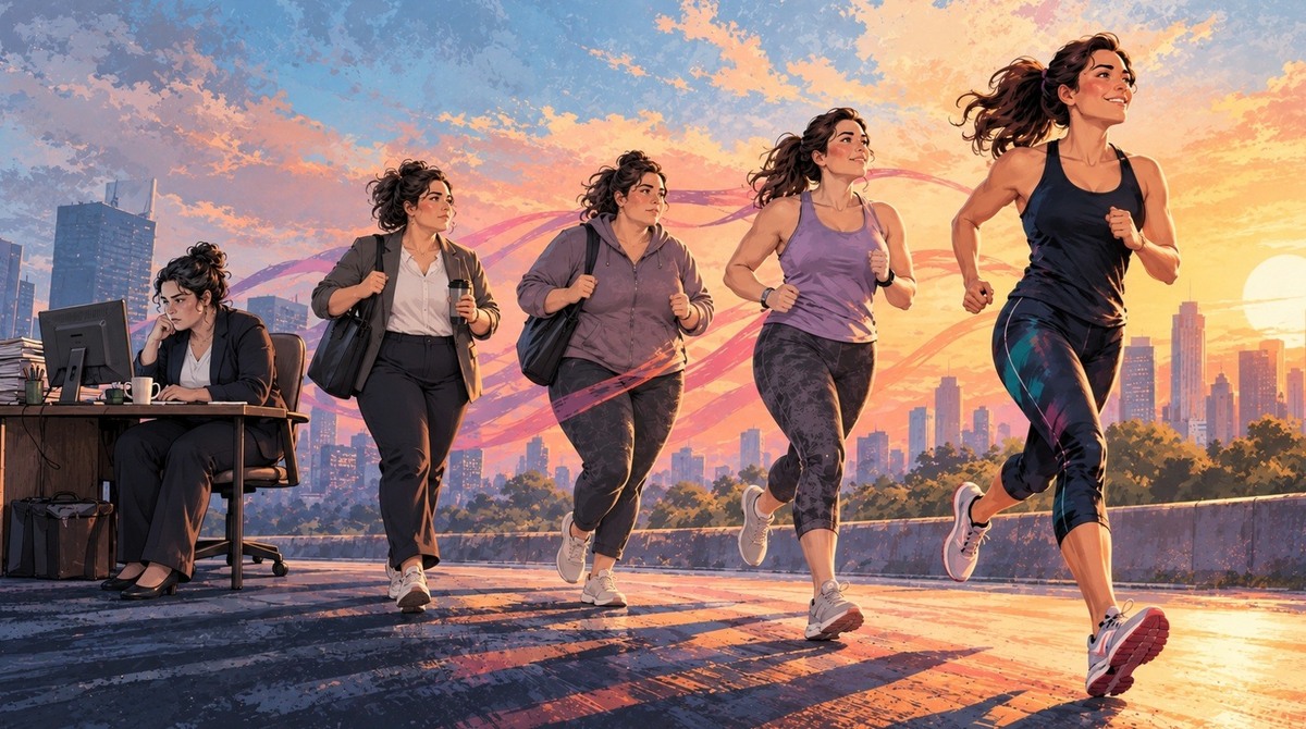 Una historia sobre el reencuentro con el cuerpo y el aprendizaje de habitar la disciplina, sin importar la edad| Imagen creada con IA