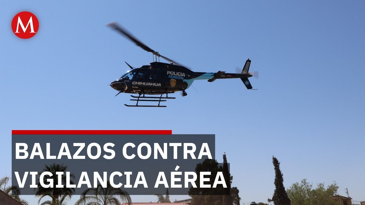 Disparan contra helicóptero en Chihuahua y un observador salió herido en operativo fronterizo