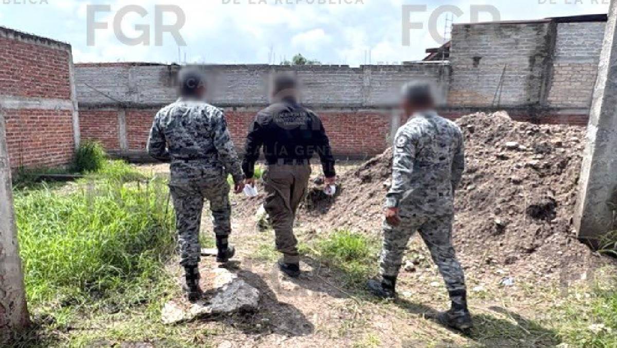 Elementos de seguridad pública delimitaron la zona en la que fue le hallazgo  | Cortesía