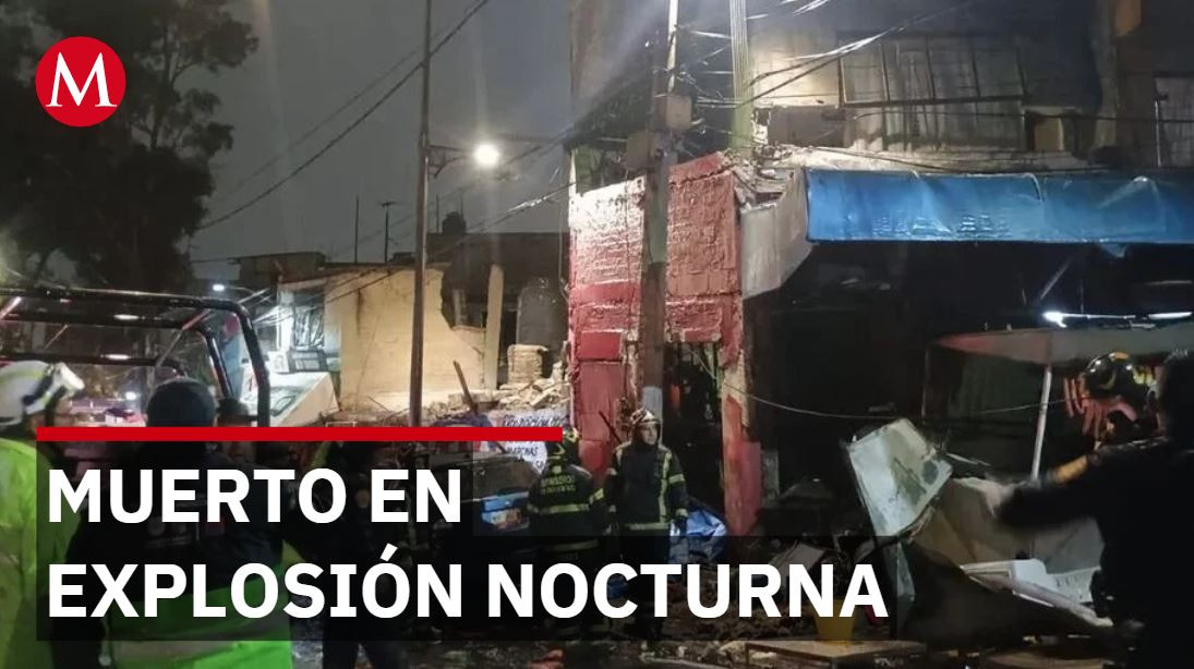 Explosión en taquería de Álvaro Obregón desaloja a decenas de familias esta noche