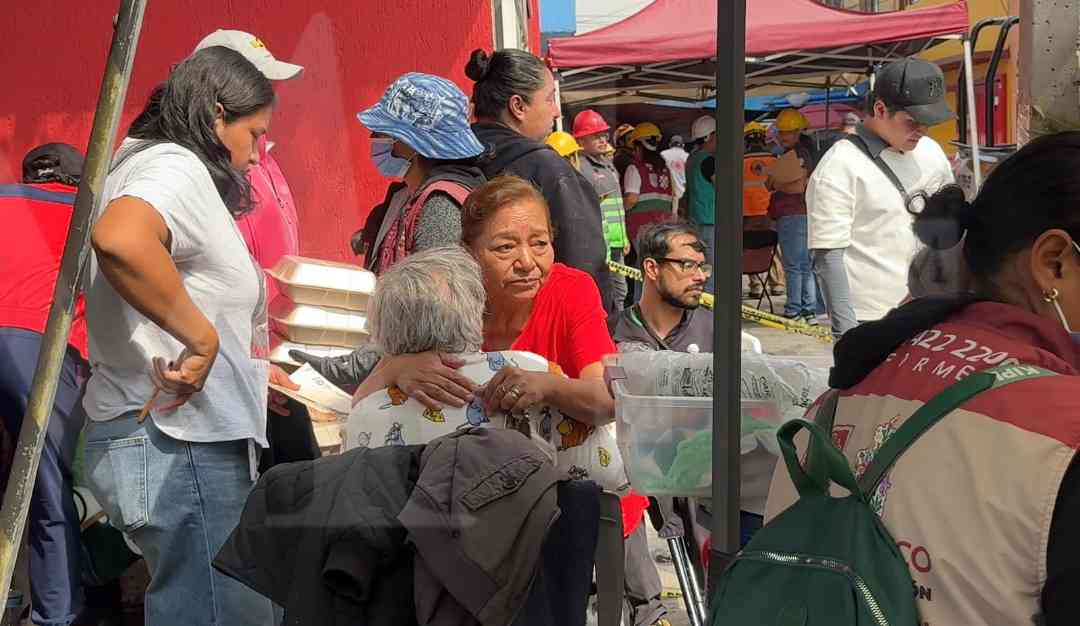 Familias afectadas reciben atención médica y alimentos. | Jorge Becerril