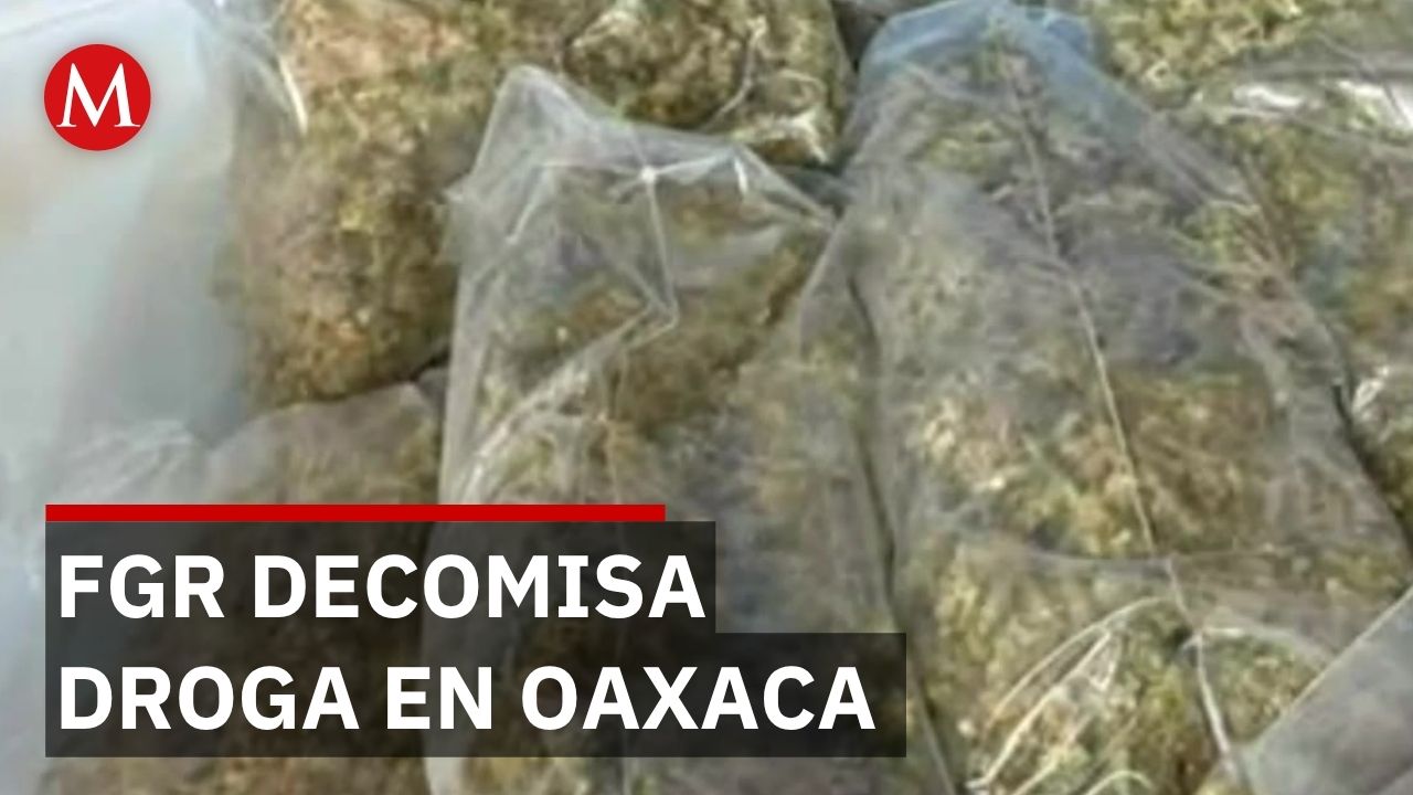 FGR asegura mil 600 kilos de mariguana y líquido desconocido en Istmo de Tehuantepec