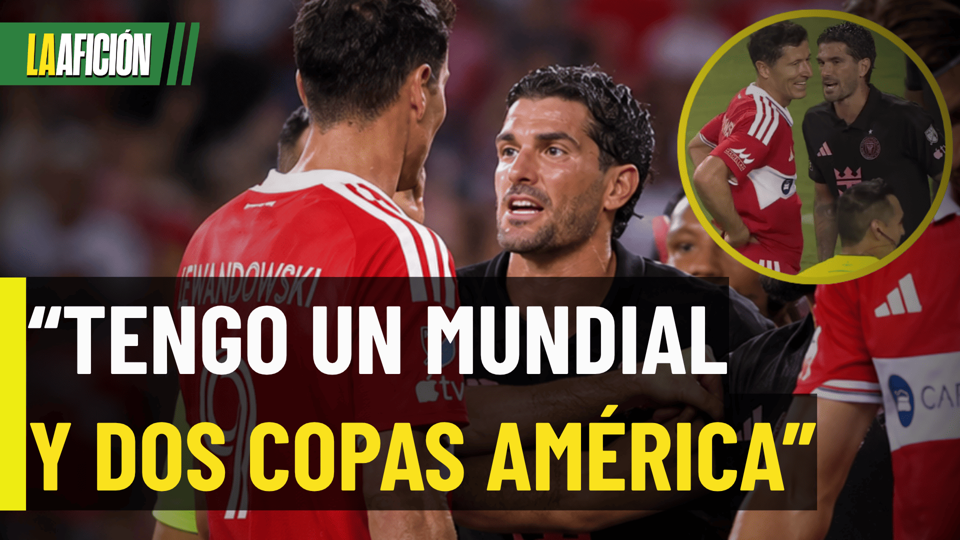 ¡DE PAUL VS LEWANDOWSKI! ¡El argentino le recordó sus títulos!