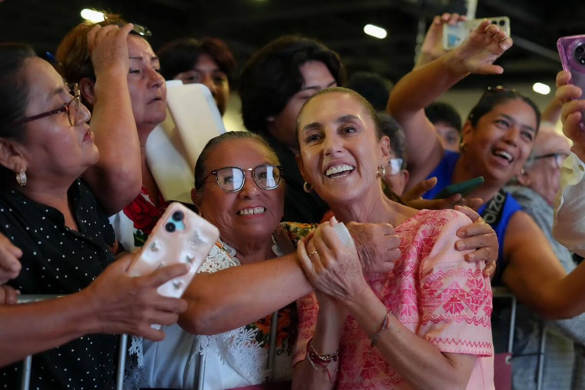 Sheinbaum señaló que solo el pueblo mexicano puede decidir su futuro. Foto: Especial