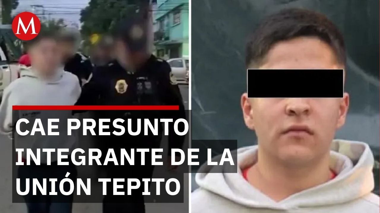 Capturan a Emiliano 'N' alias 'El Pirrín', integrante de Unión Tepito en CdMx