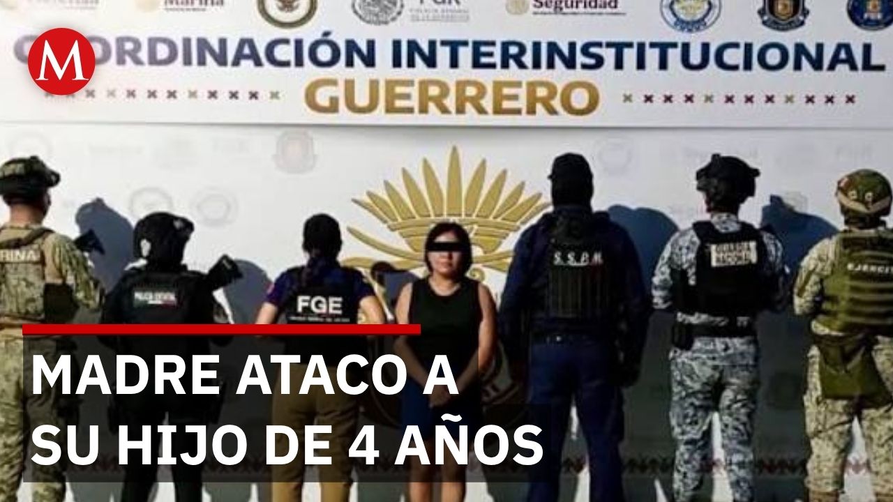 Detienen a madre por asesinar a su hijo de 4 años en Acapulco