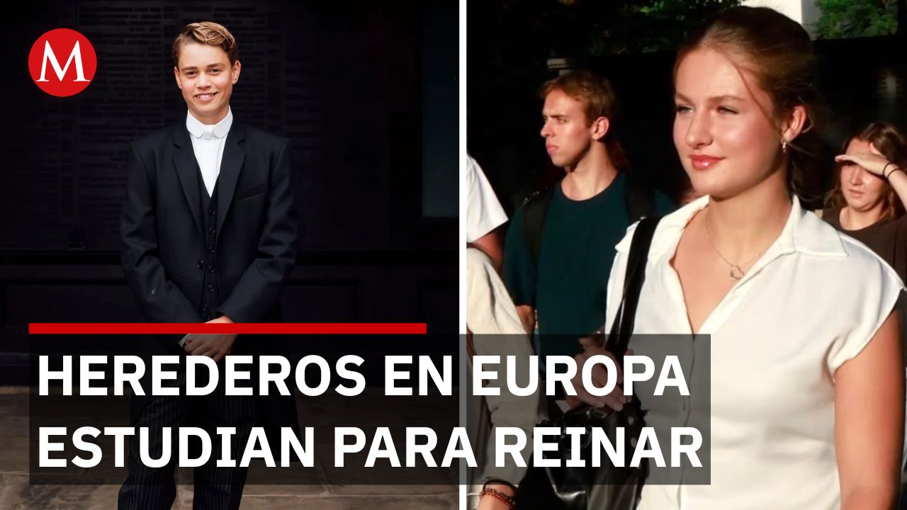 George y Leonor comienzan nuevos estudios en su preparación para reinar en Europa