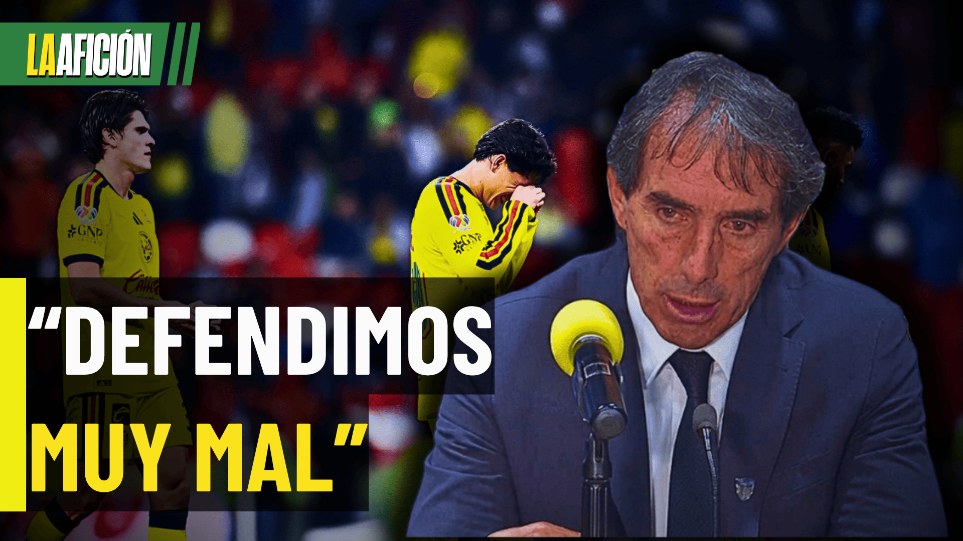 Guillermo Almada reconoce errores defensivos del América tras perder ante Cruz Azul