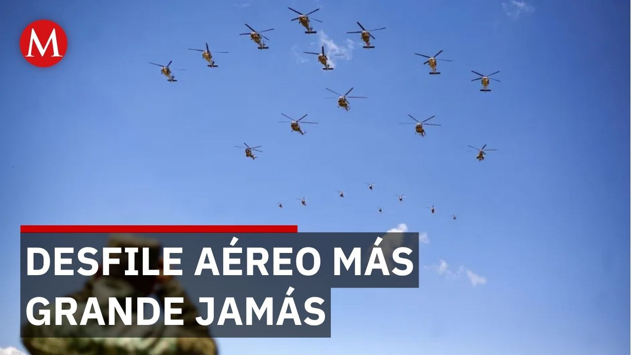 Operación aérea histórica: 99 aeronaves desfilarán sobre el Zócalo de CdMx