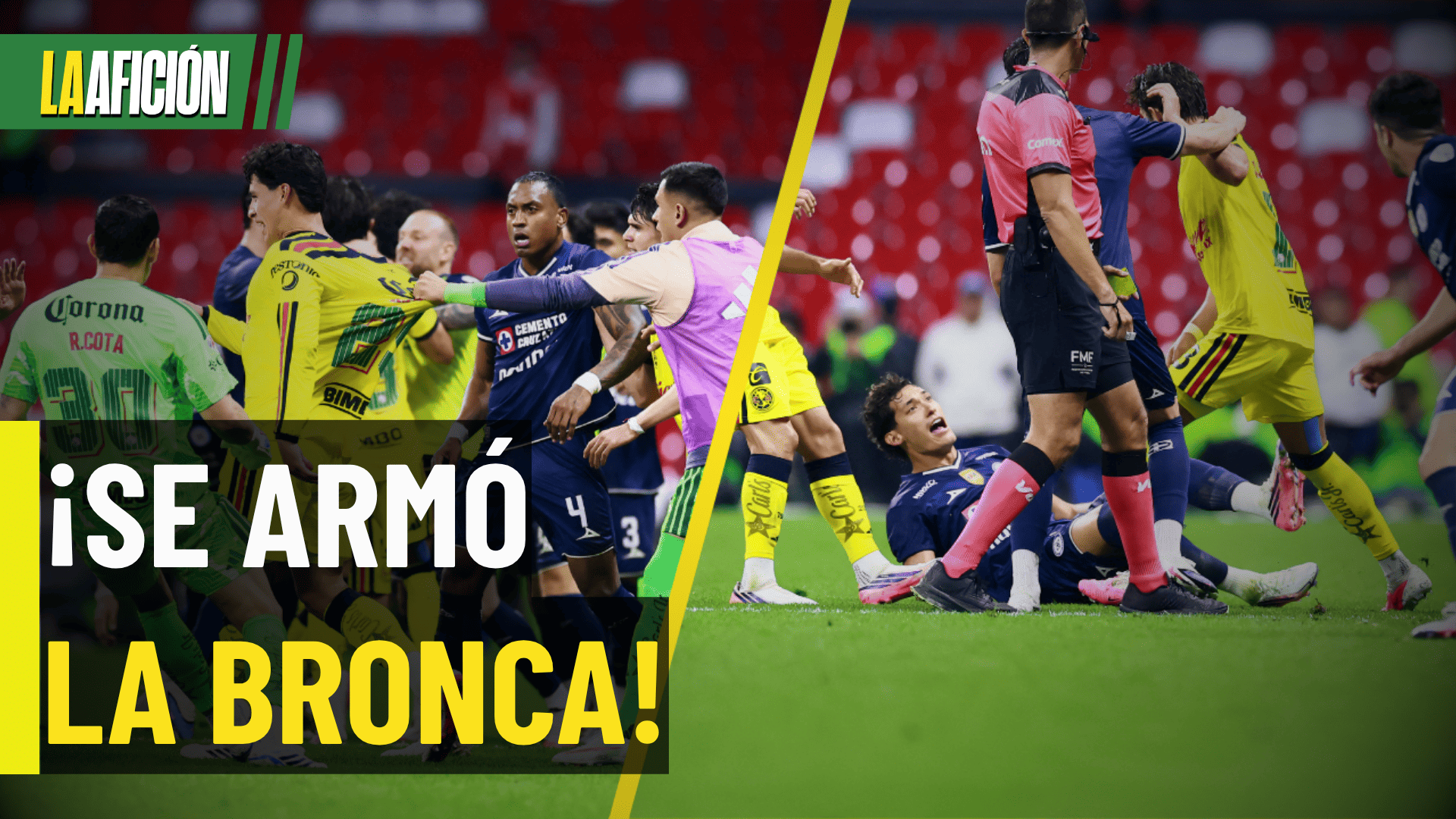 ¿QUÉ PASÓ EN EL CLÁSICO JOVEN? ¡Cruz Azul y América se fueron a los golpes!