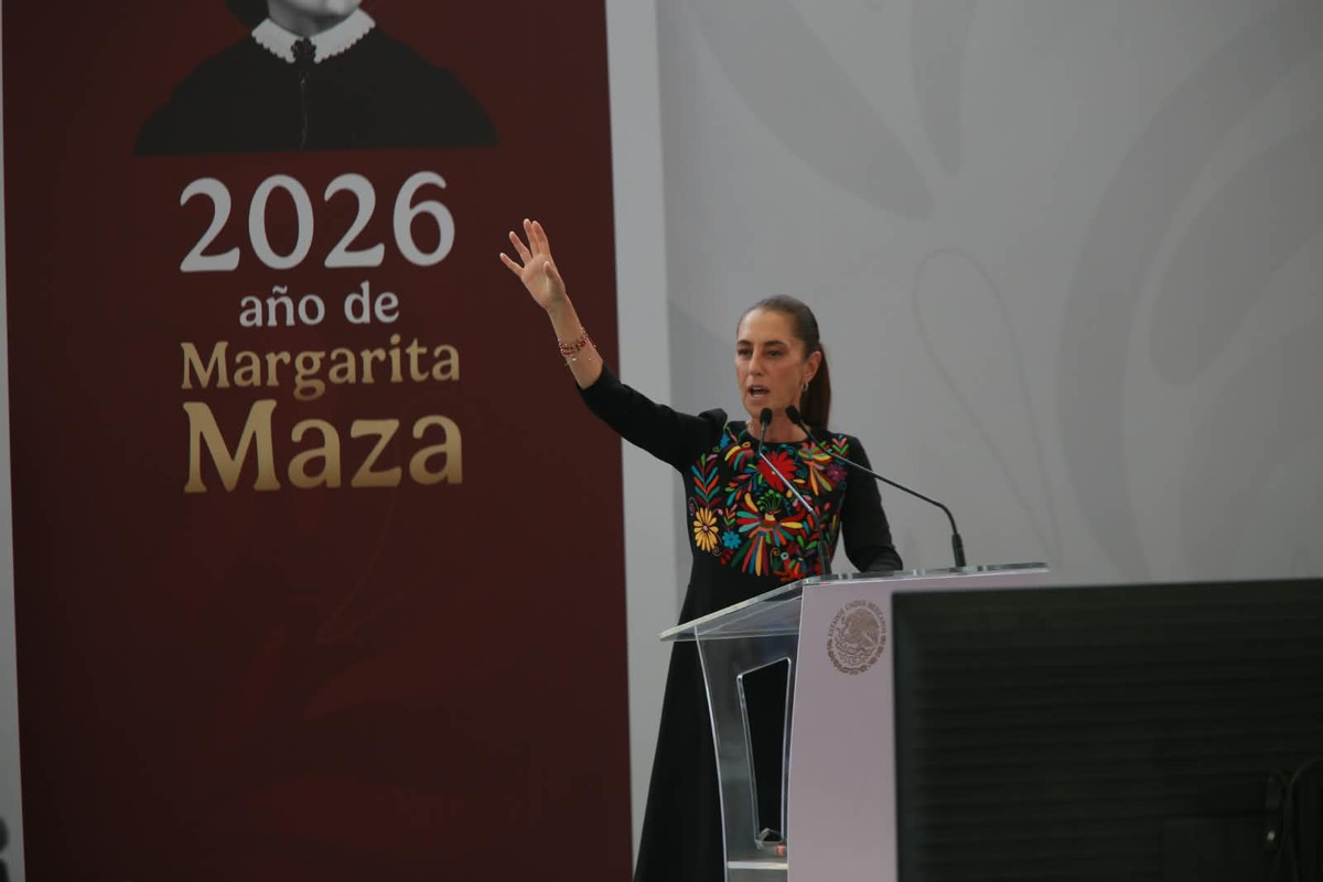 La presidenta Claudia Sheinbaum Pardo informó sobre los resultados de su administración en Hidalgo. (Jorge Sánchez)