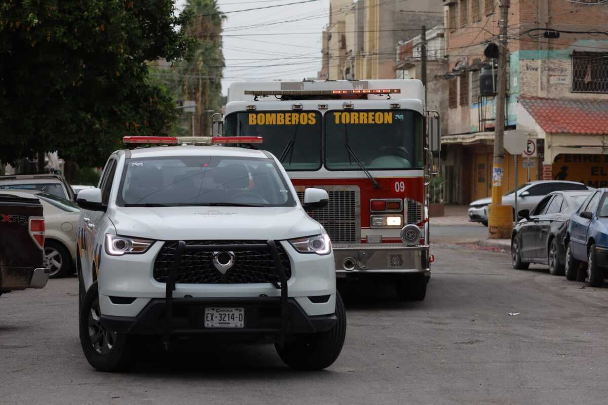 Reporte de pantera en Centro de Torreón moviliza a cuerpos de rescate.| Verónica Rivera.