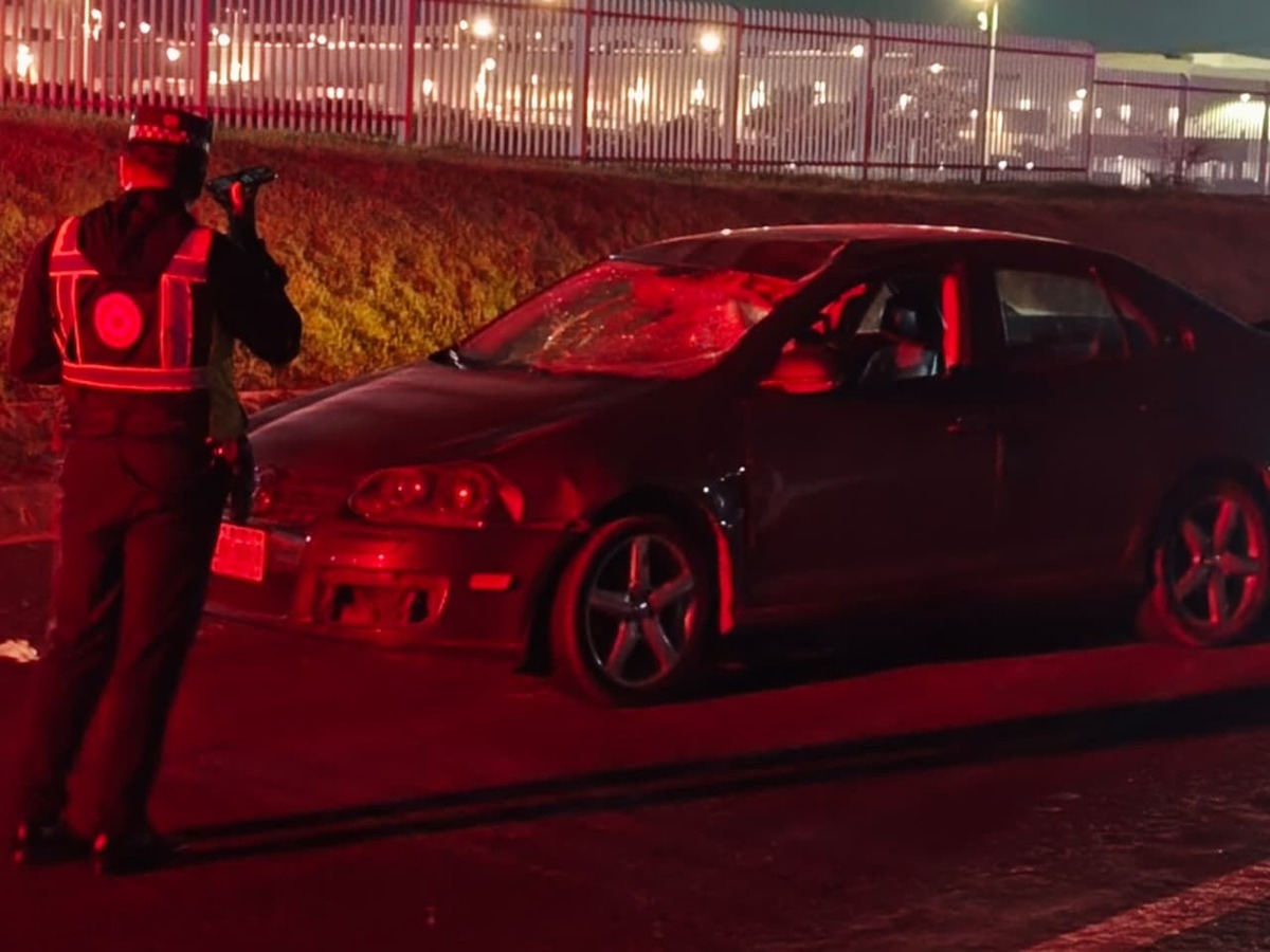 El accidente ocurrió sobre la carretera Guadalajara-Chapala. (Vicente Torres)