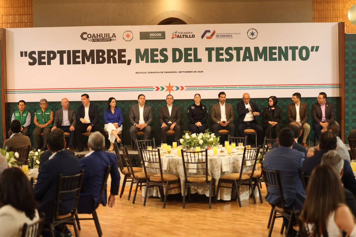 Amplían hasta noviembre campaña del Mes del Testamento en Coahuila.| Gobierno de Coahuila.
