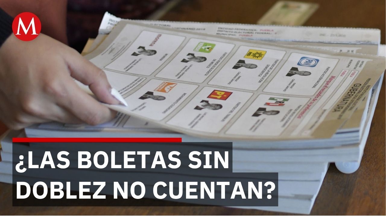 Boletas sin doblez visible podrían no contarse en elecciones 2027