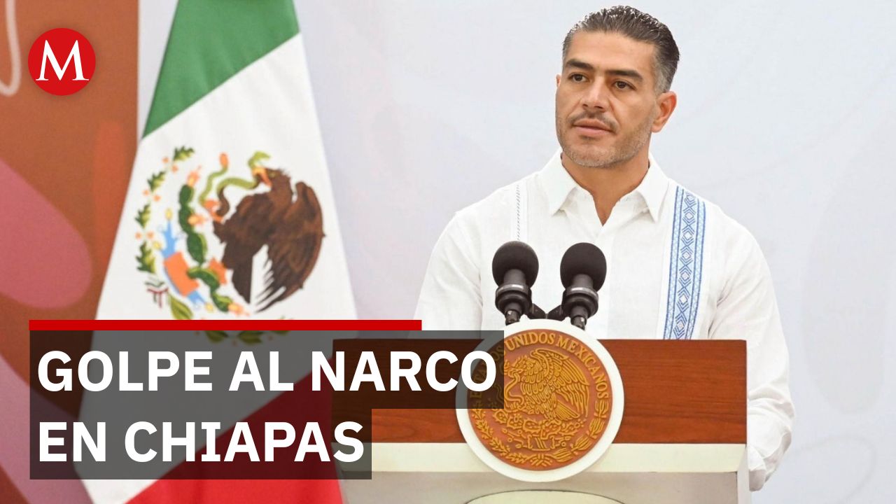 "9,900 detenidos": Harfuch presume caída de 64% en homicidios en Chiapas