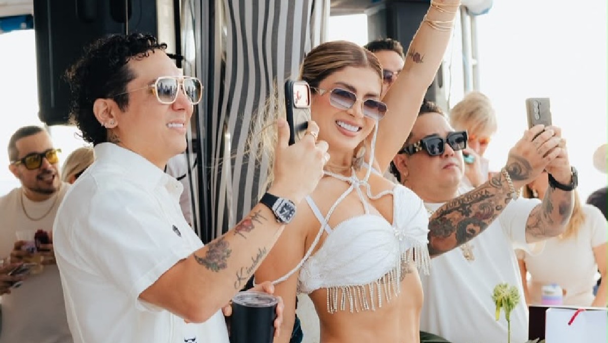 Edwin Luna y Kimberly Flores antes de terminar su relación | Redes sociales