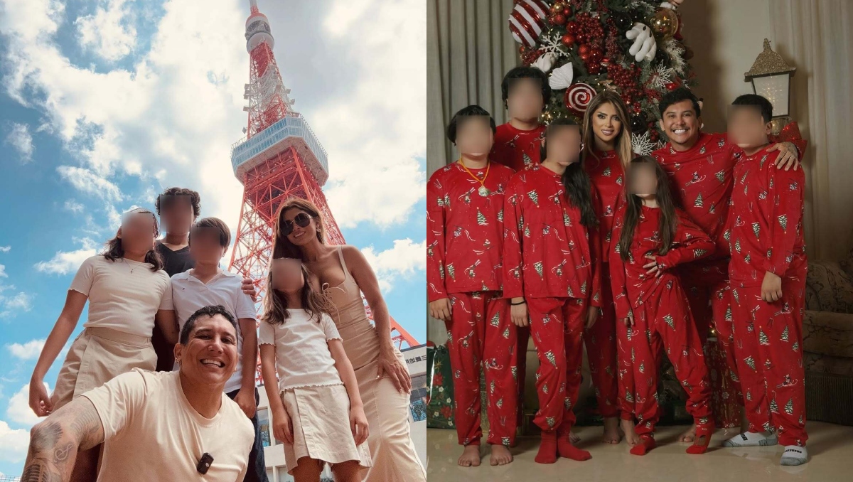 Hijos de Kimberly Flores y Edwin Luna |  Foto: Instagram