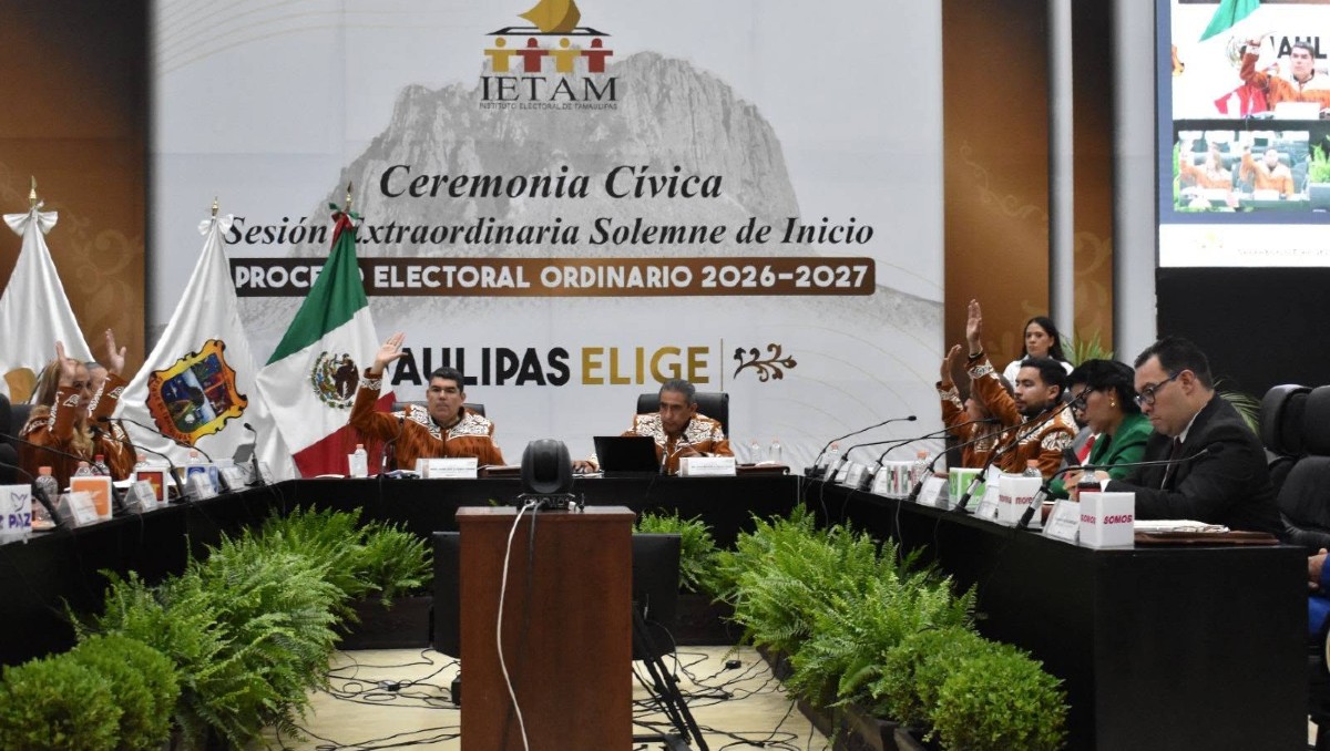 El Ietam declaró formalmente en Sesión Extraordinaria Solemne el inicio del Proceso Electoral Ordinario 2026-2027. (Cortesía)