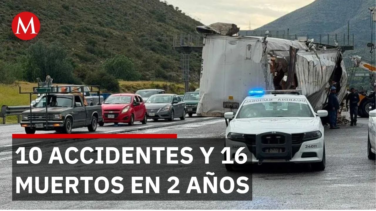 Los Chorros: 16 muertos en carretera federal 57 entre 2024 y 2026