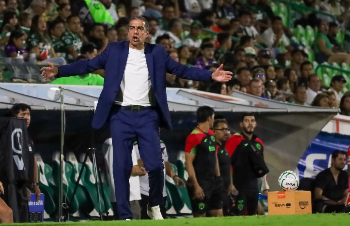 Renato Paiva, director técnico de Santos Laguna. (Verónica Rivera)