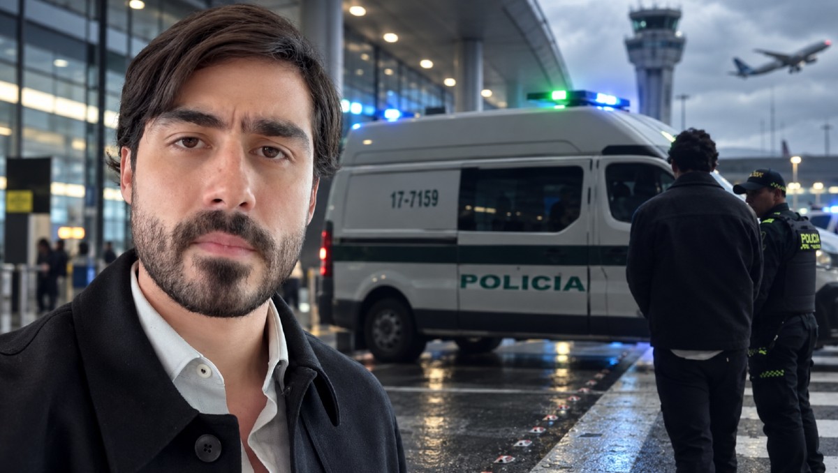 Samuel Adrián fue arrestado al llegar al aeropuerto El Dorado, en Bogotá | Especial