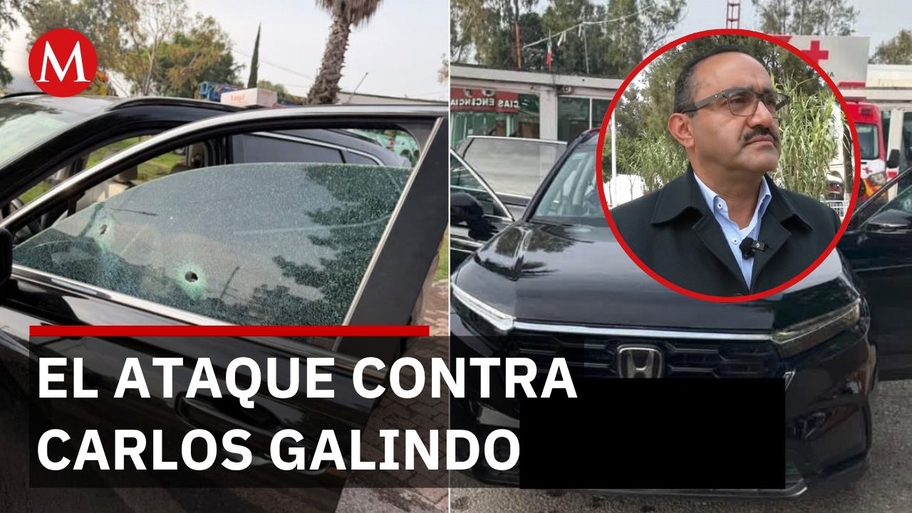 Así fue el ataque contra Carlos Galindo Bertaud y su escolta en Tecámac