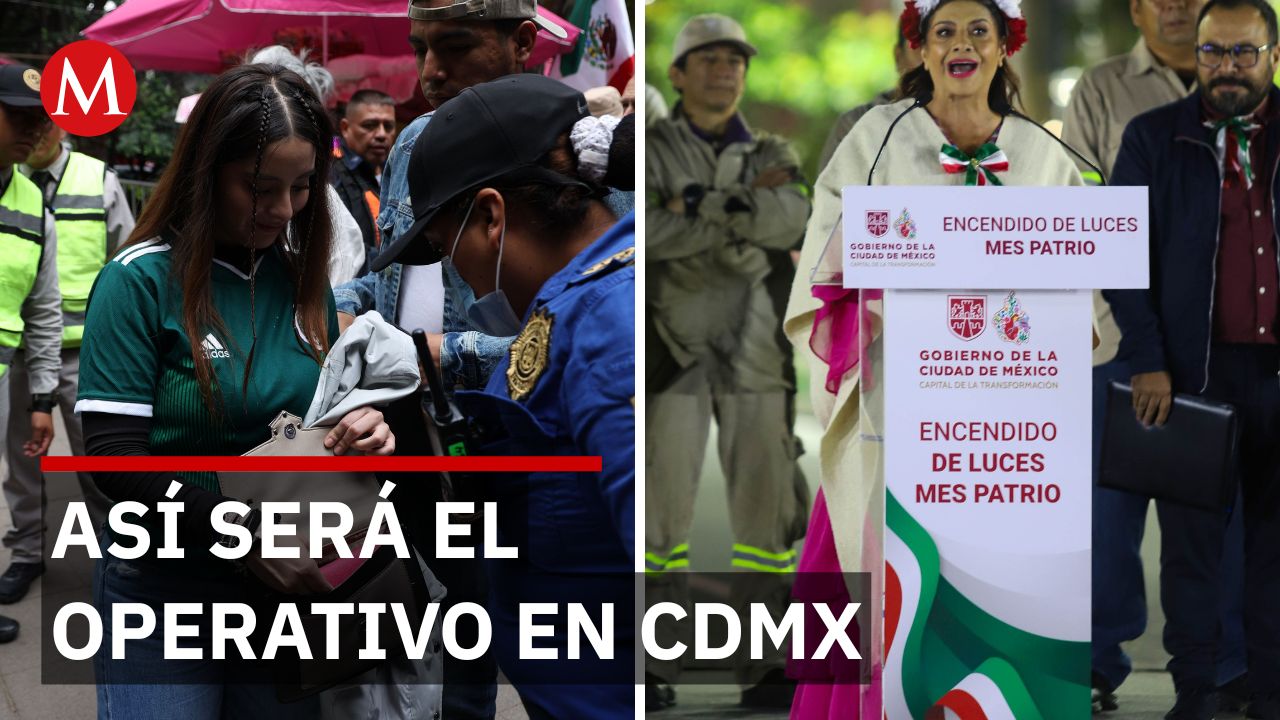 CDMX desplegará 13 mil elementos para el Grito y desfile militar del 15 y 16 de septiembre