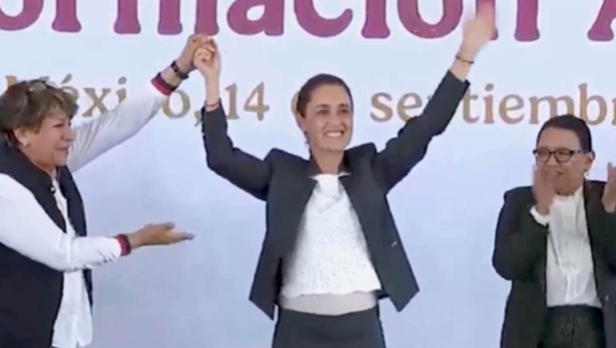 Claudia Sheinbaum durante una actividad oficial en el Estado de México. | Especial