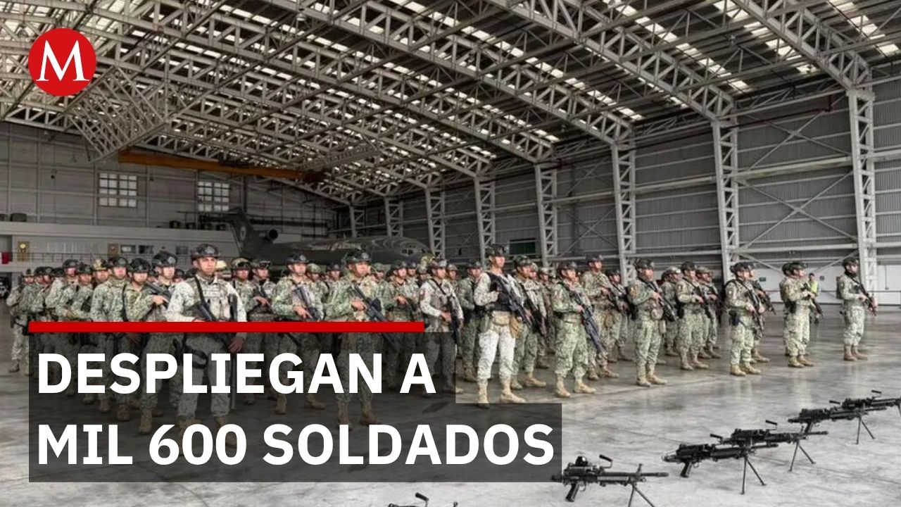 Ejército despliega mil 600 efectivos en Mazatlán para combatir crimen organizado