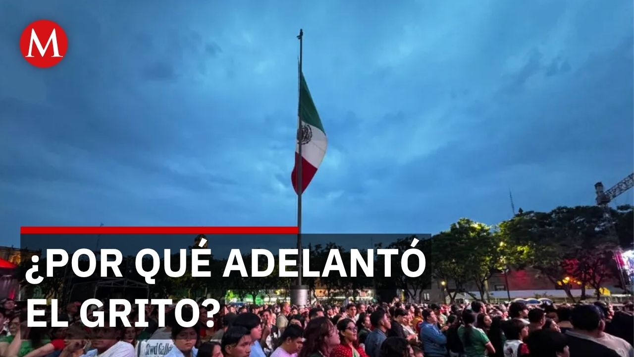 Gobernador de Jalisco adelanta grito de Independencia 2 horas y rompe tradición