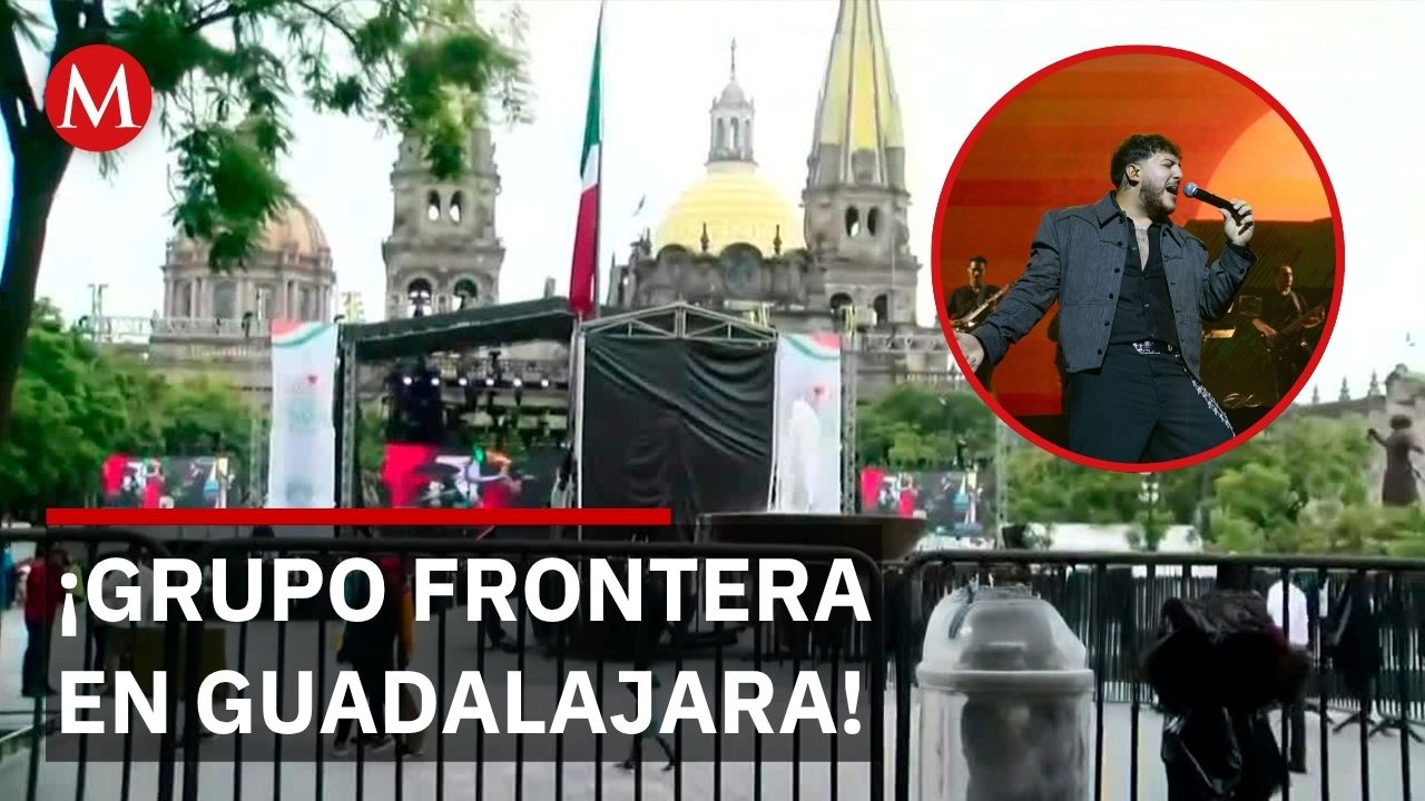 Guadalajara se prepara para la mayor celebración del grito con Grupo Frontera