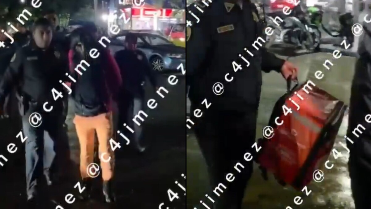 Leonardo 'N' y Fernando 'N', presuntos integrantes de Los Chivos, fueron detenidos por agentes de la SSC. | Carlos Jiménez