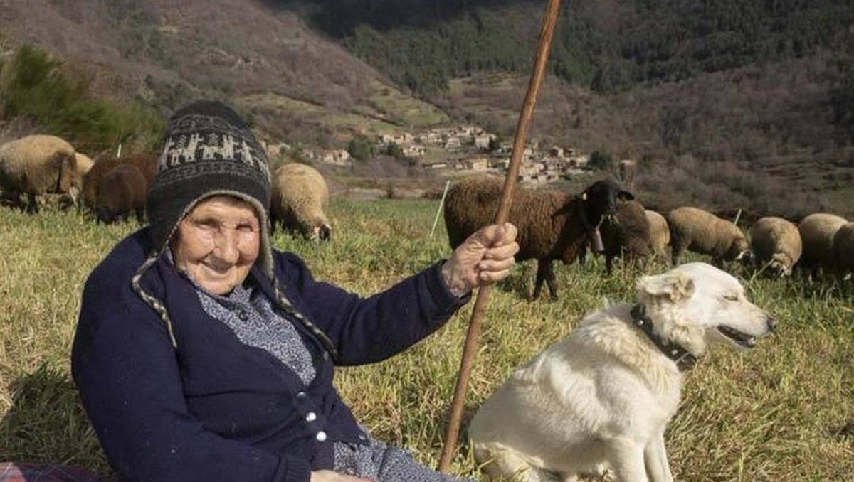 Marina Vilalta, la pastora que cuidó ovejas durante 94 años