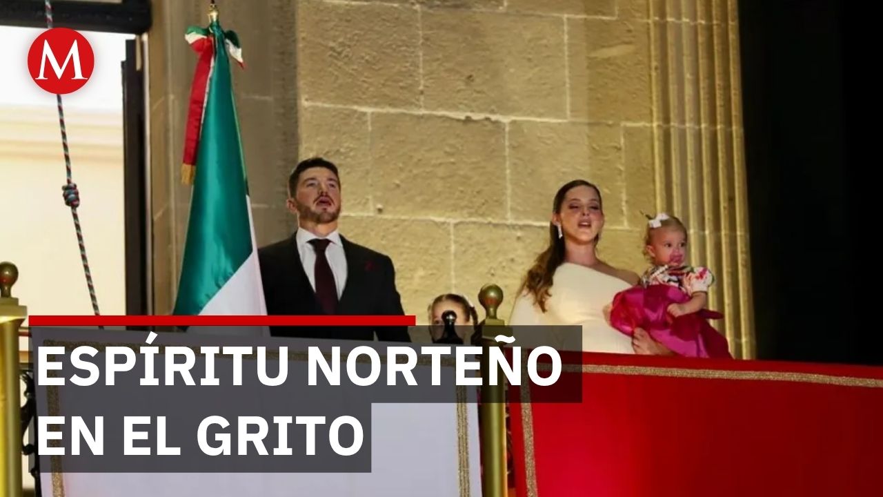 Samuel García encabeza grito de independencia en Nuevo León con homenaje a Josefa