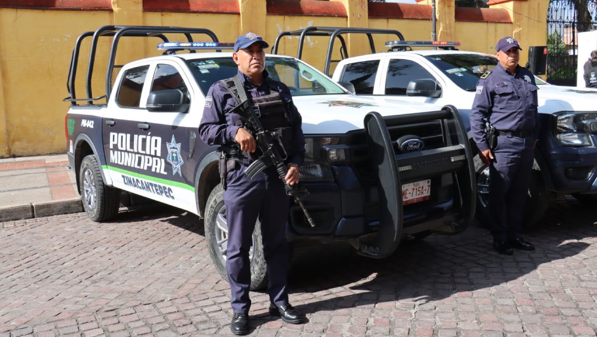 Seguridad de Zinacantepec fortalece labores de monitoreo, prevención y respuesta en estas fiestas patrias. | Foto: Cortesía