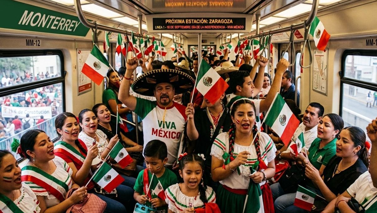 Servicio gratuito de Metrorrey  | Foto: Creada con IA