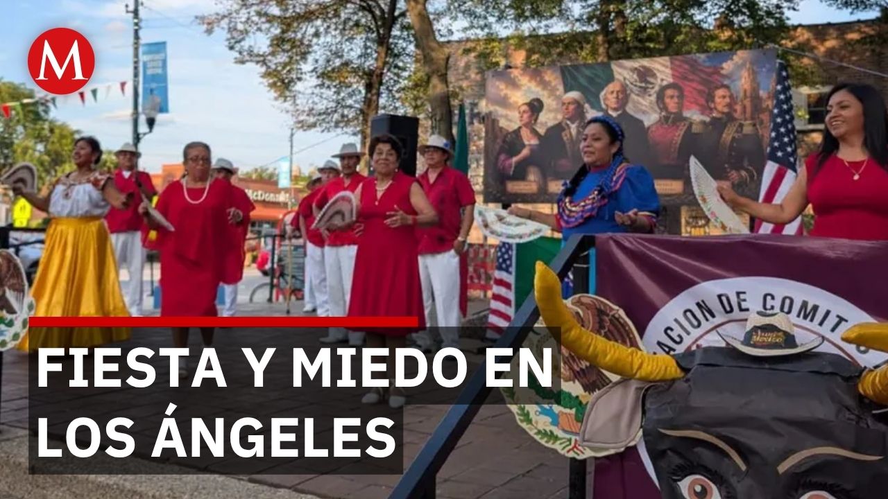 Celebran independencia mexicana en Los Ángeles pero miles se esconden por miedo a redadas