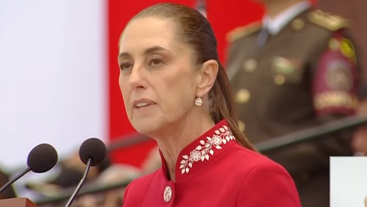 Claudia Sheinbaum durante su discurso. | YT