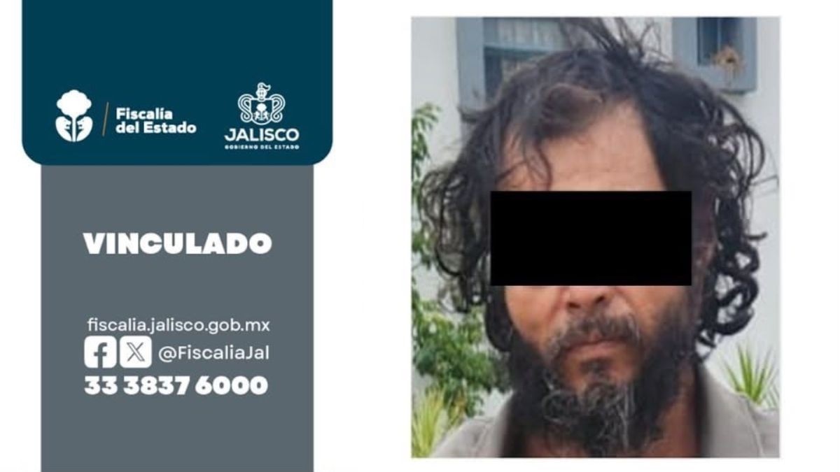 Se le impuso prisión preventiva oficiosa por un año. (Cortesía Fiscalía de Jalisco)