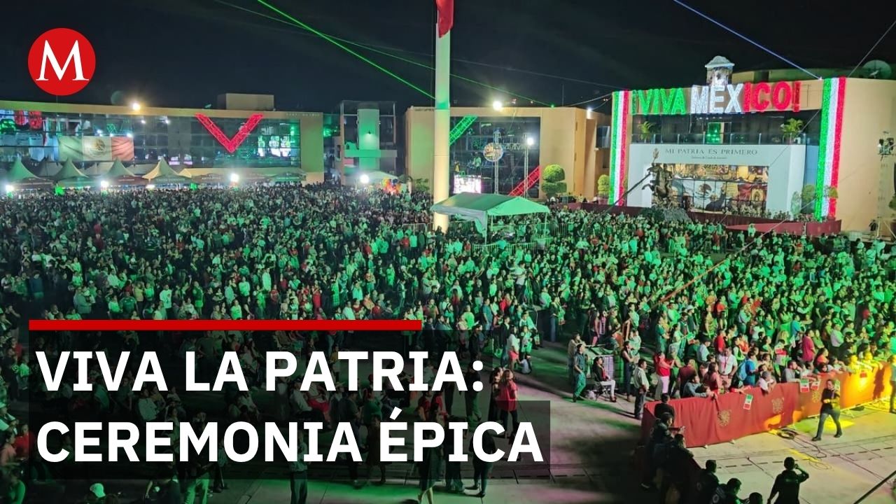 Marina del Pilar Ávila encabeza grito de independencia en Mexicali con homenaje a héroes