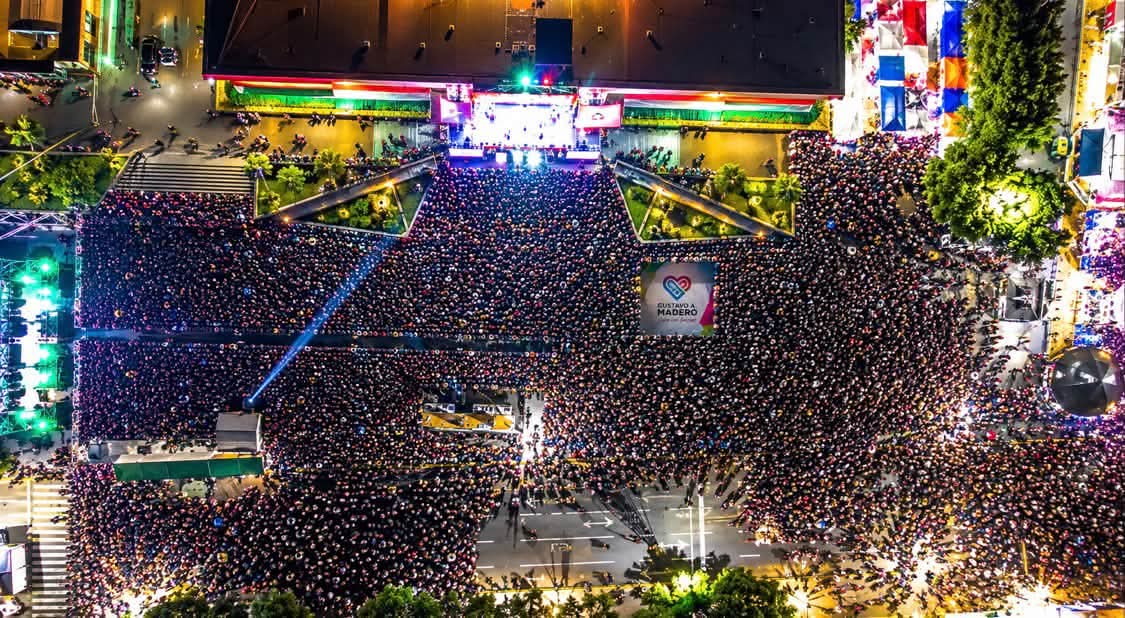 Más de 120 mil personas asistieron a los festejos en la alcaldía GAM. | Foto: Especial